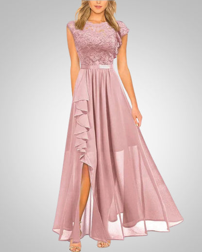 Krystyna | Damskie Elegancka Wieczorowa Sukienka Maxi