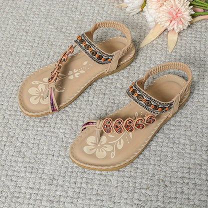 Grażyna | Damskie Letnie Ortopedyczne Sandały Boho