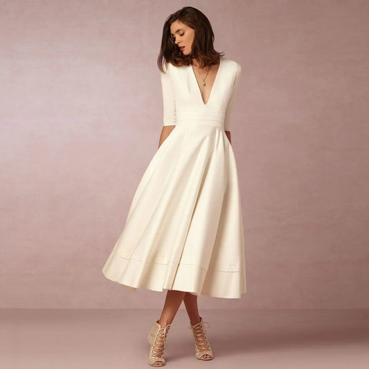 Frederika | Damska Elegancka Wieczorowa Sukienka A-line
