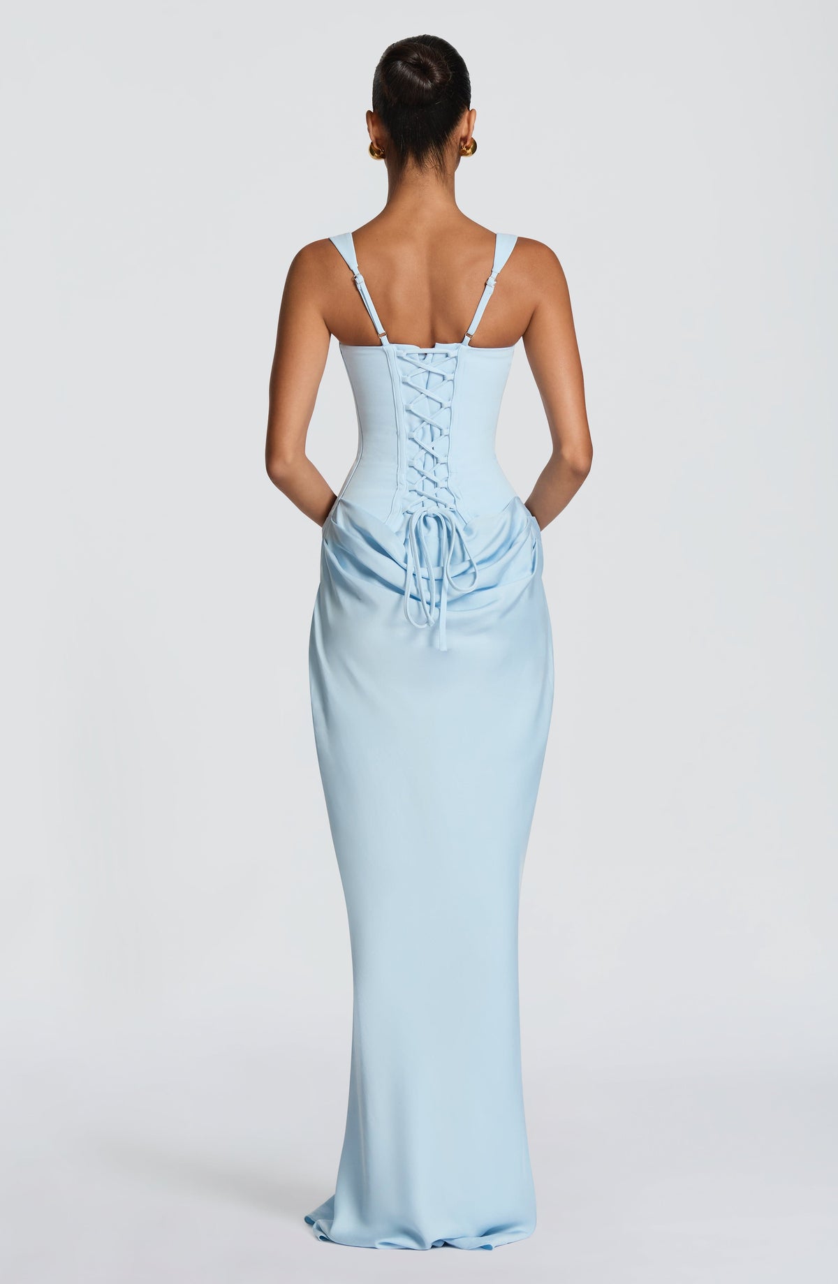 Liliana | Damskie Elegancka Drapowana Sukienka Wieczorowa