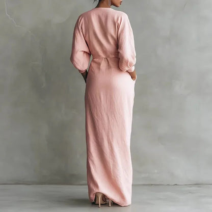 Wiktoria | Damskie Elegancka Sukienka Kopertowa V-neck