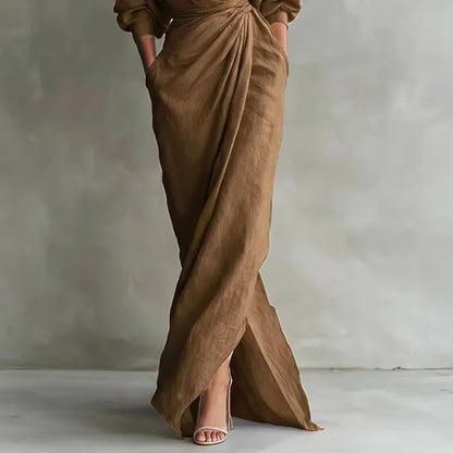 Wiktoria | Damskie Elegancka Sukienka Kopertowa V-neck