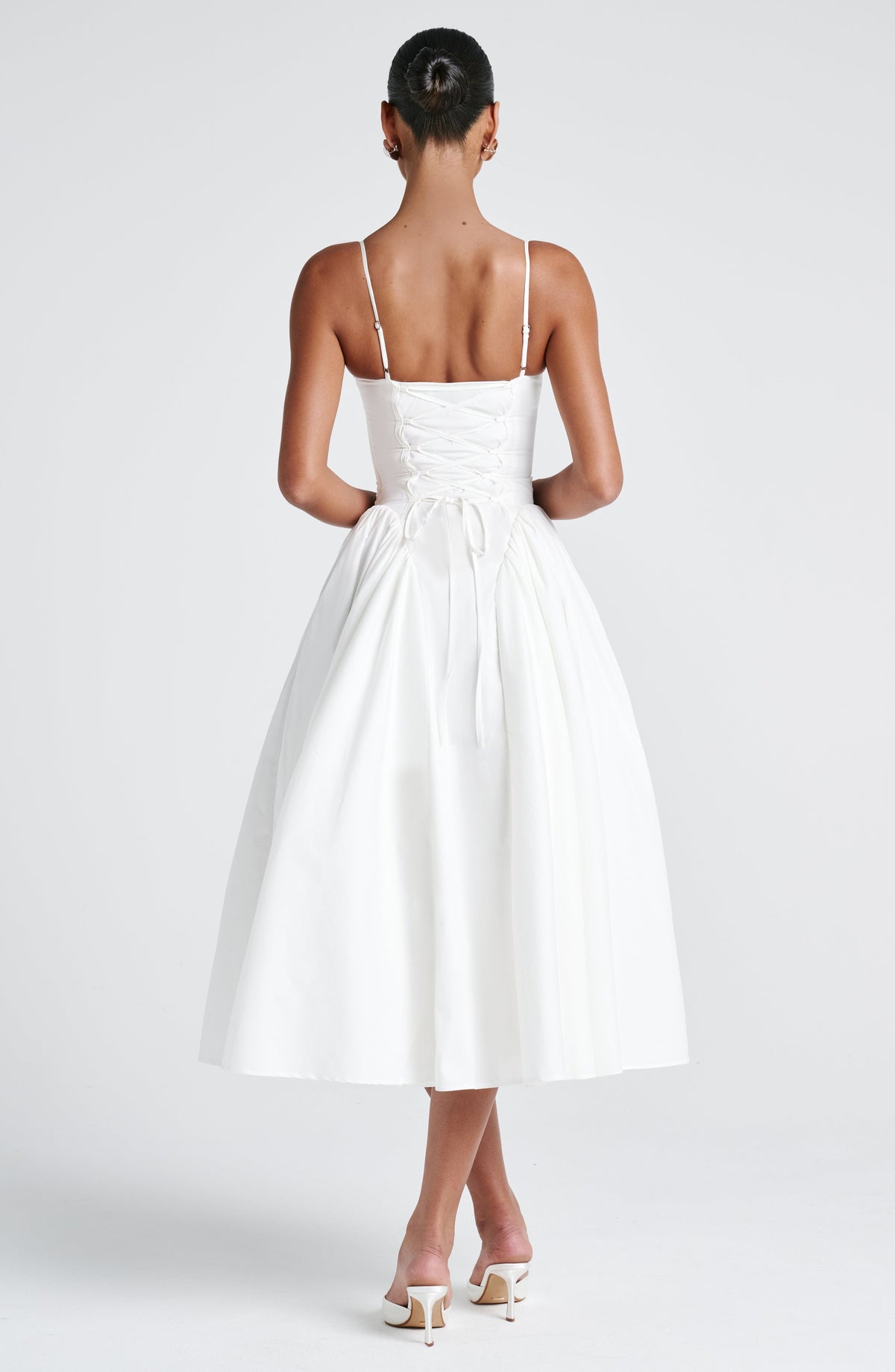 Maria | Damskie Elegancka Sukienka Weselna Midi