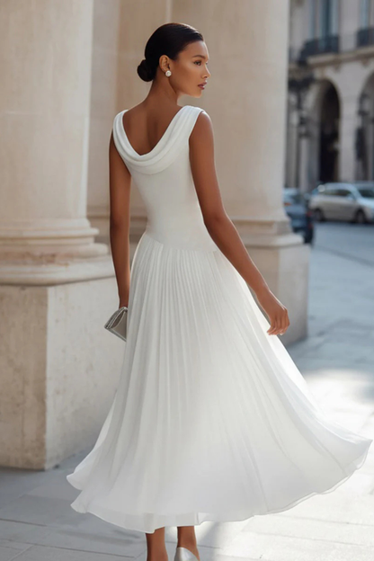 Aleksandra | Damskie Eleganckie Sukienka Midi na Wesele